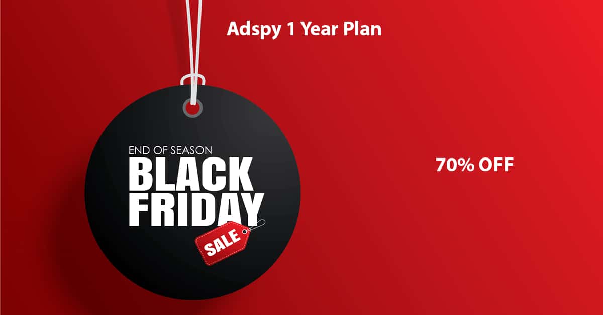 Adspy Black Friday Cyber Monday Deal