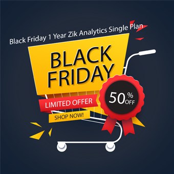 Black Friday SEO tools offer 1 Year Zik Analytics Single Plan