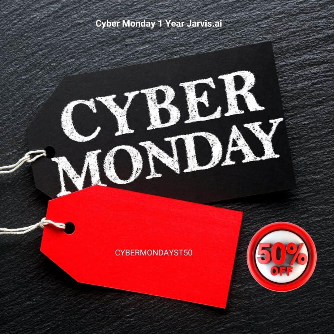 Cyber Monday 1 Year Jarvis. ai Plan