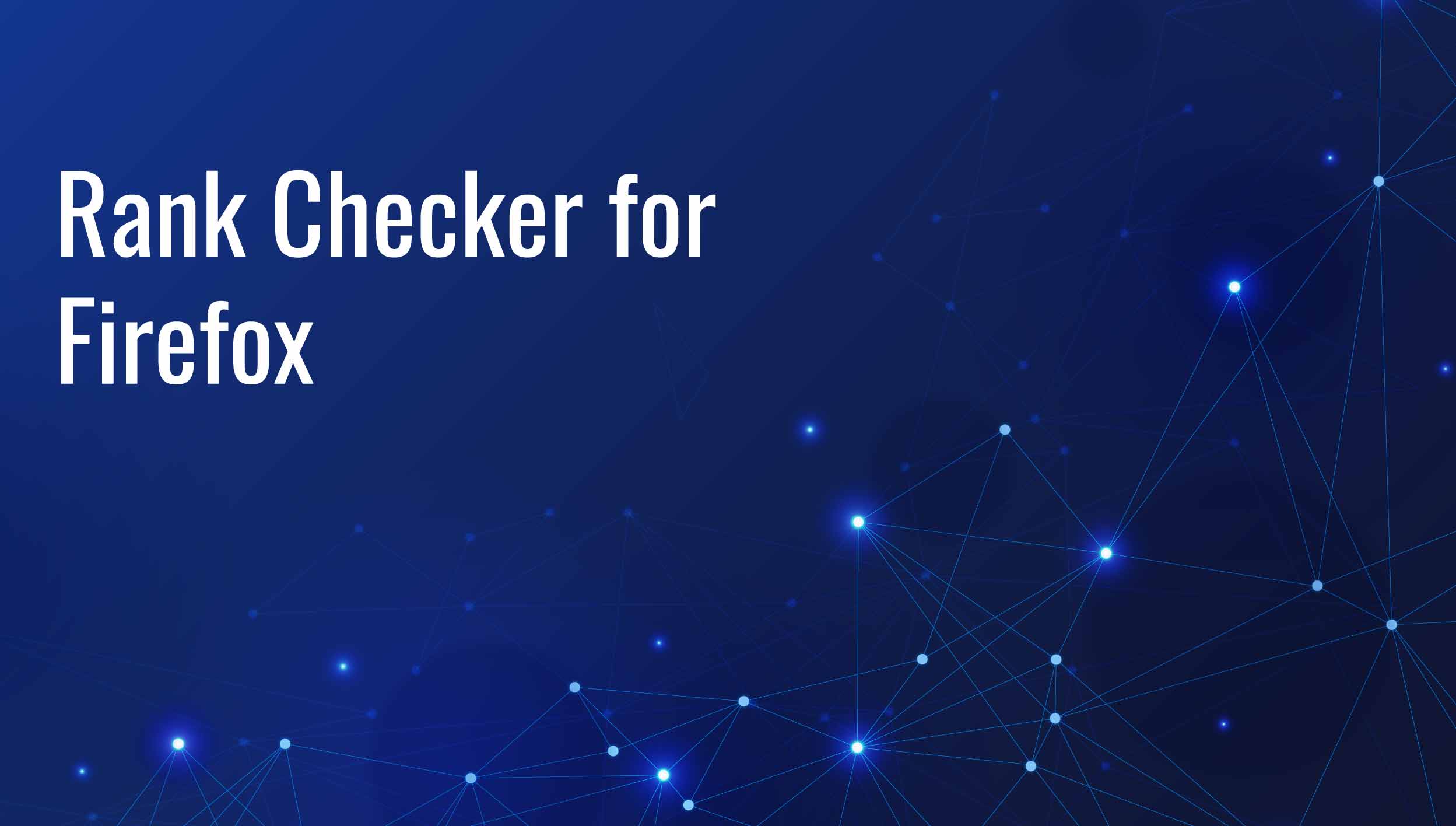 Rank Checker for Firefox