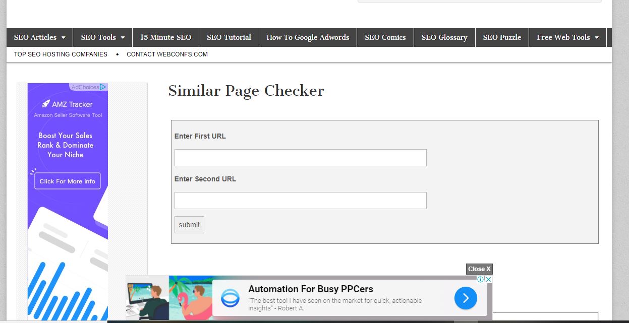 Similar Page Checker