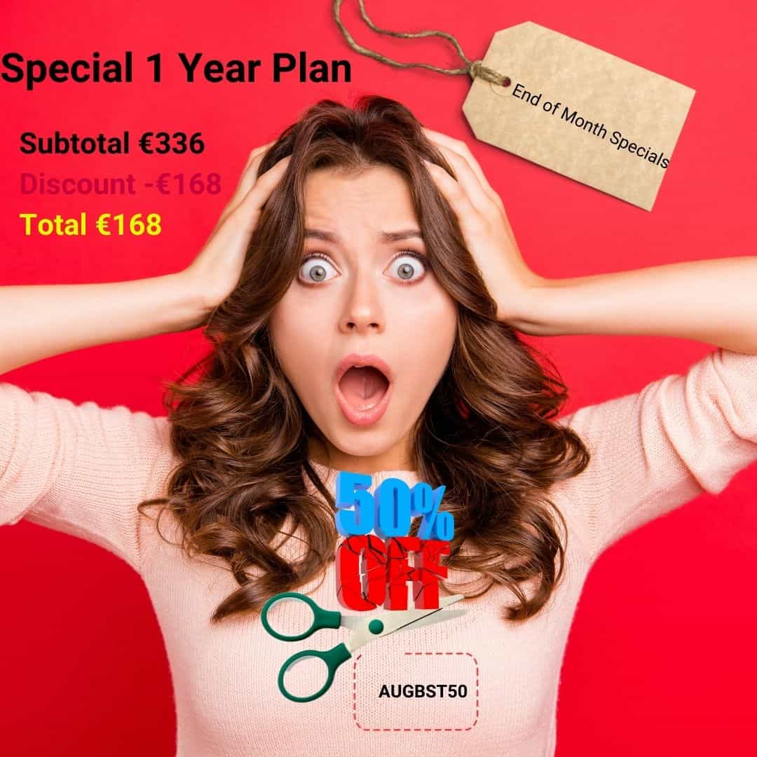 Special 1 Year Plan August